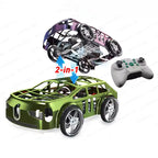 2 in 1 RC Mini Car & Drone With Lights